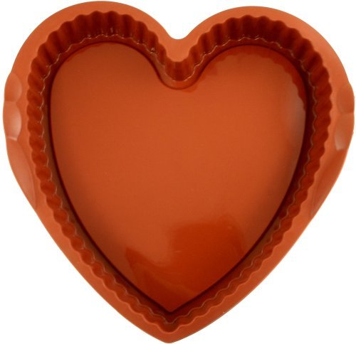 World Cuisine Non-Stick Silicone Mold, Heart N4
