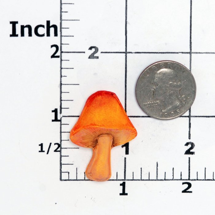 Tiny Mushroom Flexible Silicone Mold, Fondant, Candy, Chocolate, Food Safe, Polymer Clay, Resin Mold, Epoxy and... N3