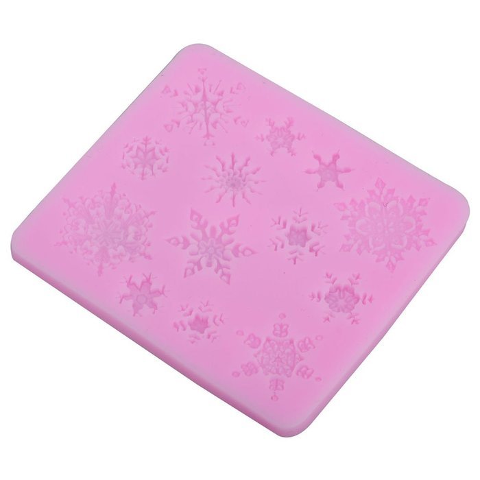 Baking Molds Lace Flower Snowflake Silicone Fondant Cake Mold Soap Chocolate Candy Mould DIY Decor Baking Supplies... N4