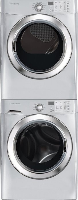 Frigidaire FFFS5115PA3.9 Cu. Ft. Classic Silver Stackable With Steam Cycle Front Load Washer - Energy Star N2