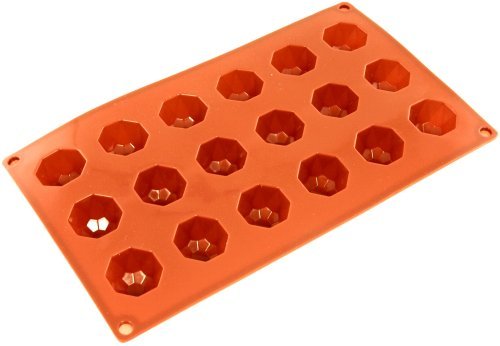 World Cuisine Non-Stick Silicone Mold, Brioche, Diamond N4