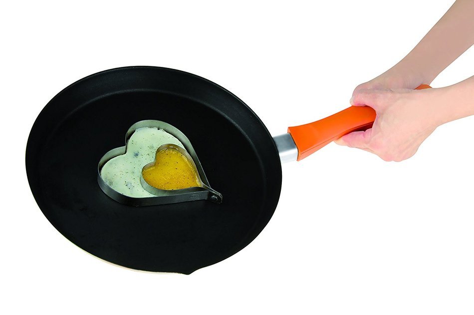 Egg Ring - Stainless Steel Nonstick Heart Shaped Pancake And Egg Ring - By iGenietti N2