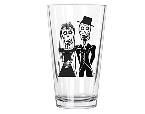 Corkology Los Novios Pint Glass, Clear