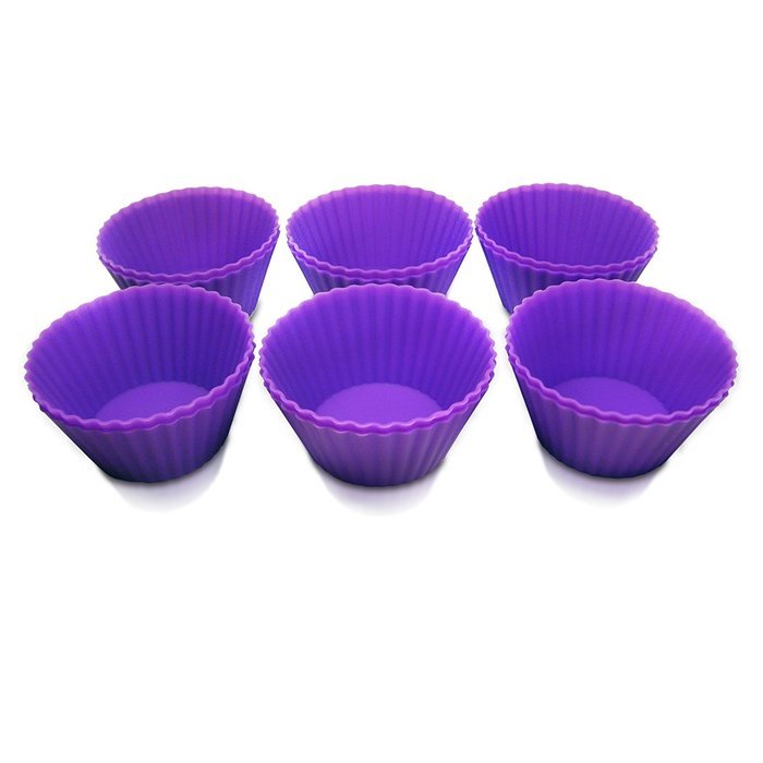 Brighid's Kitchen Green Reusable Silicone Baking Cups / Muffin Cups with eBook Cookbook and Product Guide, Set... N27