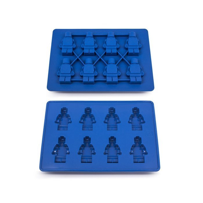 Sorbus&reg; Silicone LEGO Candy Mold and Ice Cube Tray with Building Bricks and Figures N6