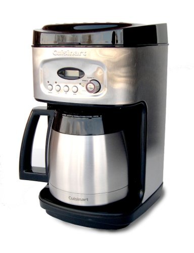 Cuisinart DCC-2400FR Brew Central 12-Cup Programmable Thermal Carafe Coffeemaker, Black (Certified Refurbished)