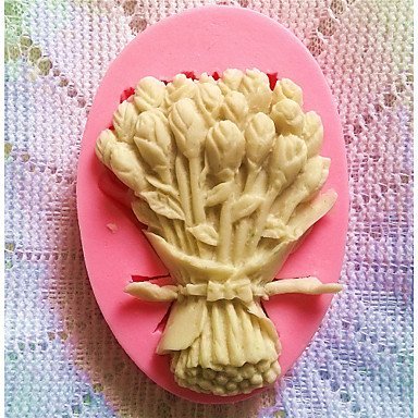 Y&XL&H Bakeware Silicone Flowers Baking Molds for Fondant Candy Chocolate Cake