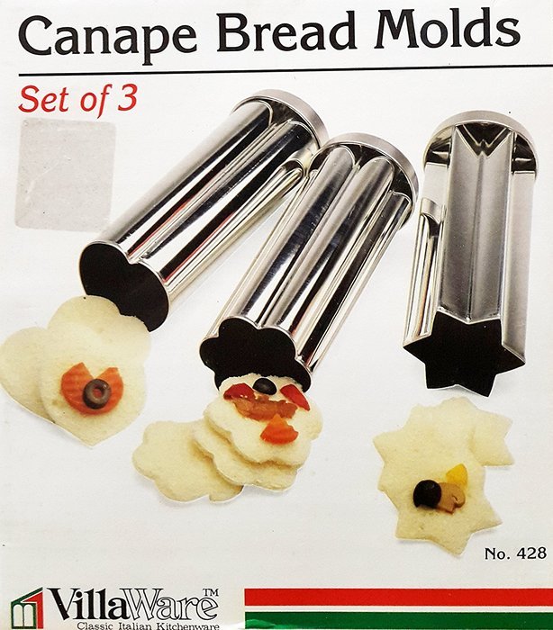 VillaWare Canape Bread Molds