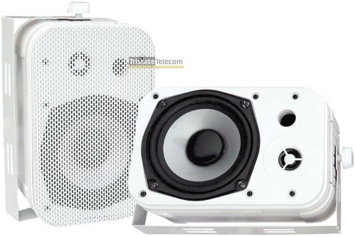 Pyle PylePro PDWR40W 5.25in Indoor/Outdoor Waterproof Speakers Pair 2-way - Cable - 200 Watts RMS / 400 Watts...