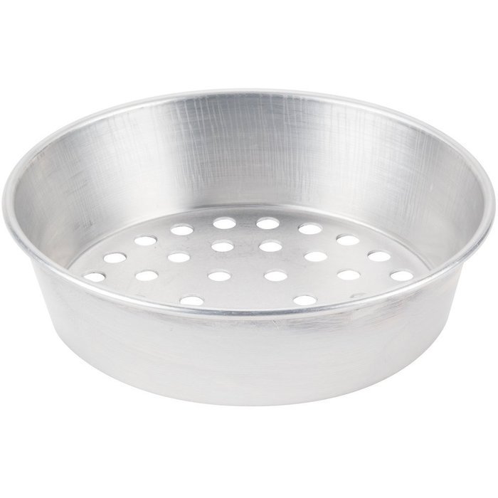 American Metalcraft A90072SP 7" x 2" Super Perforated Standard Weight Aluminum Tapered / Nesting Pizza Pan