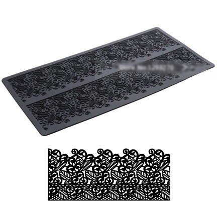 Af Kitchen : 40cm X 20cm Large Size Forma De Silicone Cake Mold Silicone Lace Mold Fondant Cake Decorating Tools... N2