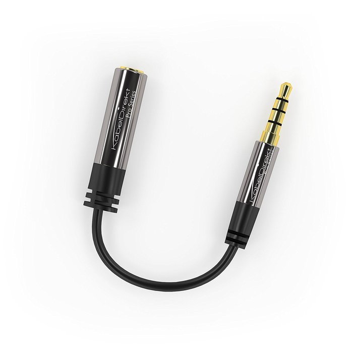 KabelDirekt (0,5 ft) Y Adapter ( 1 x 3.5mm female to 2 x RCA male) - PRO Series N7