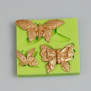 Y&XL&H Filigree Butterfly Silicone Mold for Chocolate Polymer Clay Candy Making Sugarcraft Tools Cake Decoration... N3