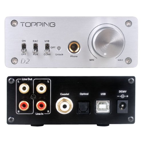 Super Power Topping TP-D2 Portable Head AMP & USB DAC & Sound Card with Adapter N3