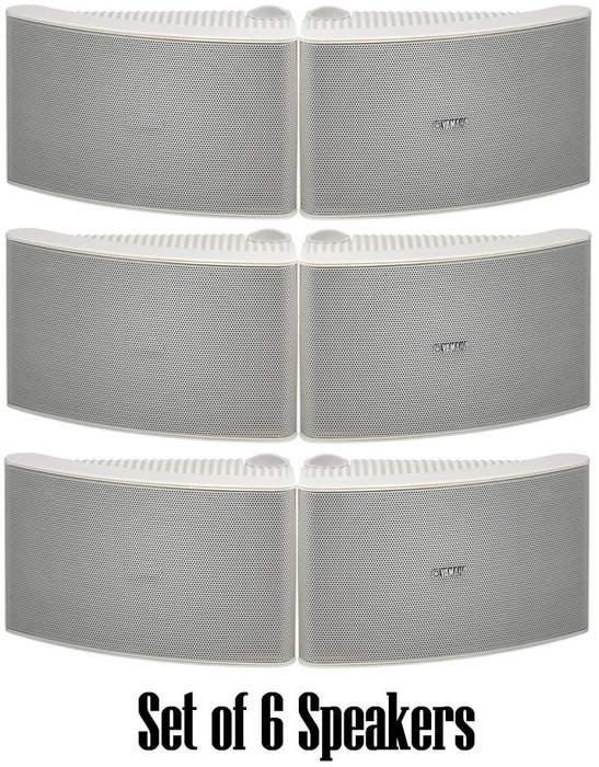 Yamaha All Weather Outdoor / Indoor Wall Mountable Natural Sound 180 watt 2 way Acoustic Suspension Speakers -... N6