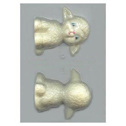 4 1/4" Sitting Lamb 3-D Candy Mold