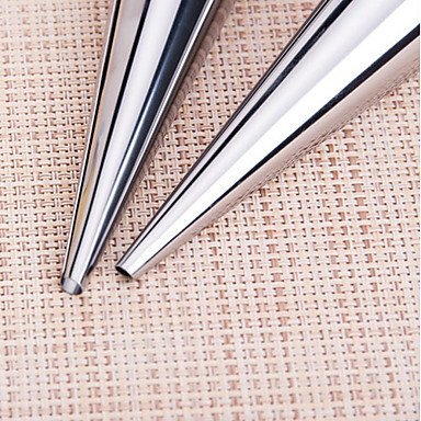 Y&XL&H Stainless Steel Cream Horn Cases Forms Pastry Dessert Baking Cream Horn Molds,Set of 3 N4