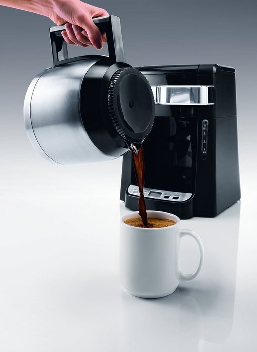 DeLonghi DCF2210TTC 10-Cup Thermal Carafe Drip Coffee Maker, Black