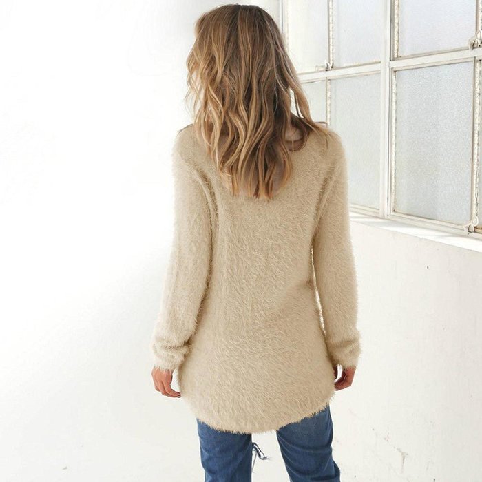 Fashion Sweaters,Morecome Womens Casual Solid Long Sleeve Jumper Sweaters Blouse N8