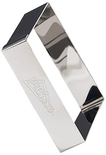 Patisse 02152 Square Tart Ring, 6-1/4 by 6-1/4-Inch