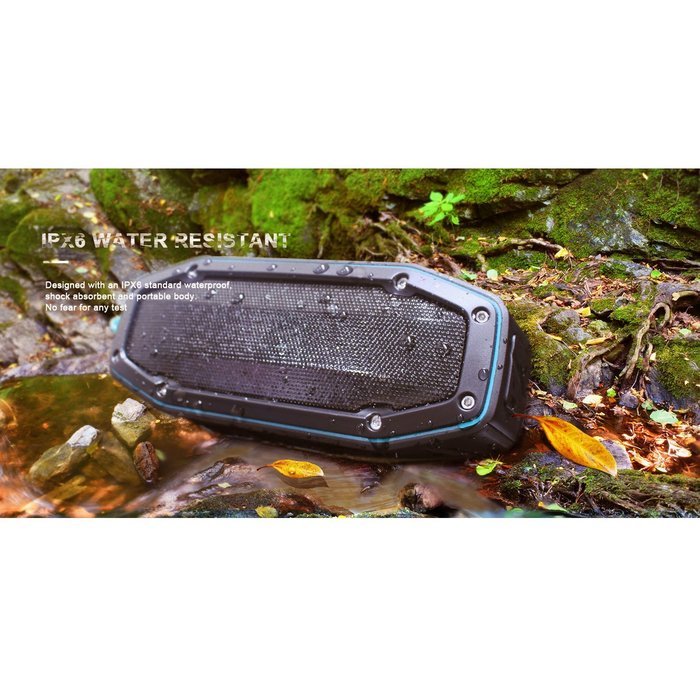Multi-function bluetooth 4.1 outddoor waterproof speaker with MIC,10w stereo double unit sound play music for... N4