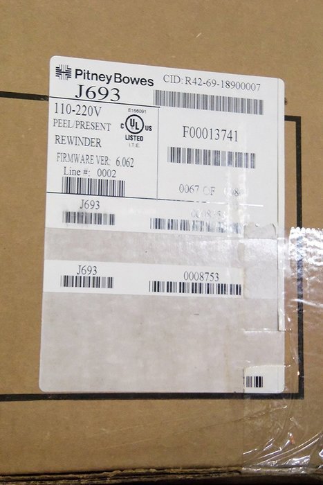 PITNEY BOWES J693 THERMAL PRINTER AKA DATAMAX MODEL I-4208, Configuration R42-69-18200007 N2