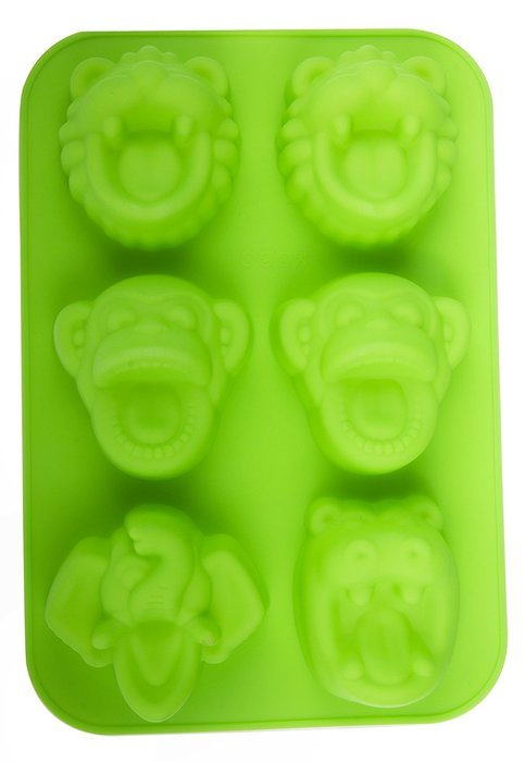 Silicone Animal Faces Mold/tray - Good for Baking, Cooking and Molding!!! N2