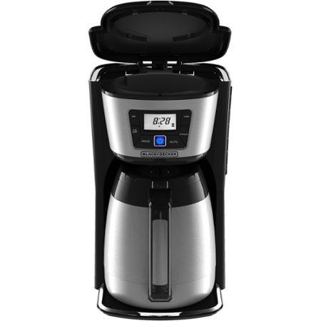 12-Cup, Double-Walled And Vacuumed-Sealed, Programmable Coffee Maker with Thermal Carafe, Black
