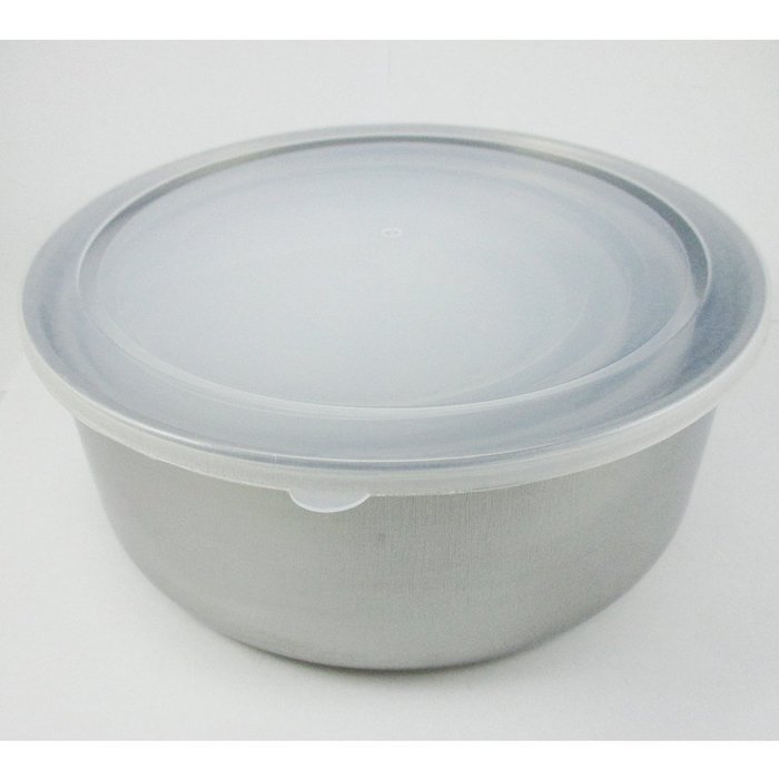 10 Pcs Steel Metal Food Storage Saver Containers Mixing Bowl Cookware Set New ! N4
