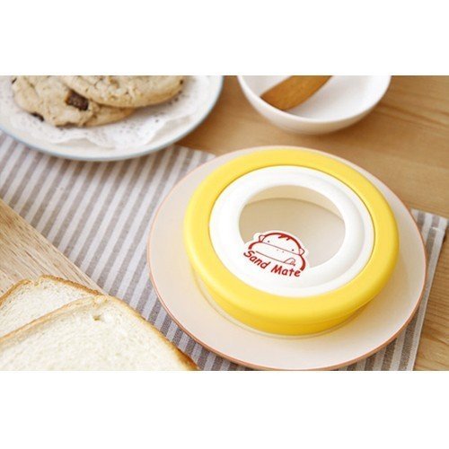 Circle Sandwich Pouch Maker Bread Mold Cute Cutter N4