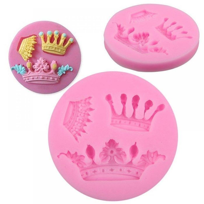 TXIN Fashion Useful Crown Silicone Fondant Mold Cake Decorating Chocolate Baking Mould N5