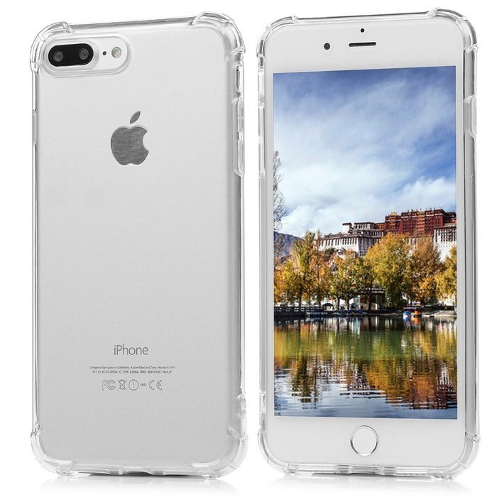iPhone 7 Plus Case (5.5 inch) - Clear Transparent Air Cushion Full Edge Drop Protection Shock-absorption Slim... N12