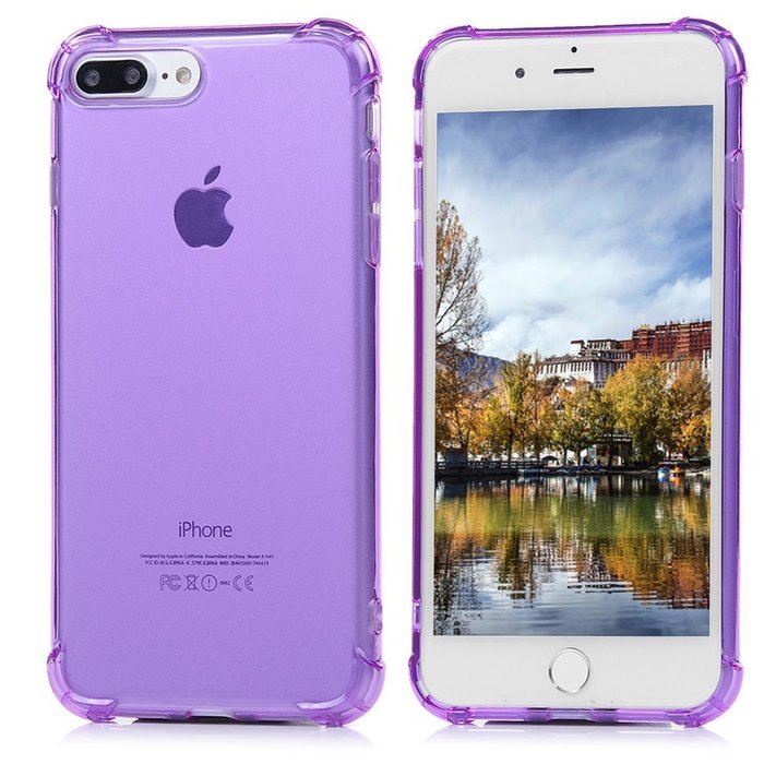 iPhone 7 Plus Case (5.5 inch) - Clear Transparent Air Cushion Full Edge Drop Protection Shock-absorption Slim... N14
