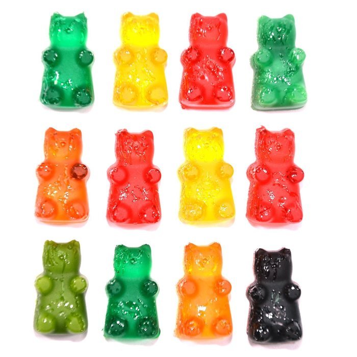 Ticent Silicone Gummy Bear Candy Molds - 50 Cavity (Pack of 2) N4