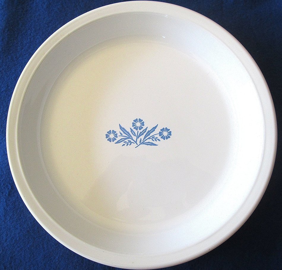 Corning Ware Blue Cornflower 9" Pie Plate P-309