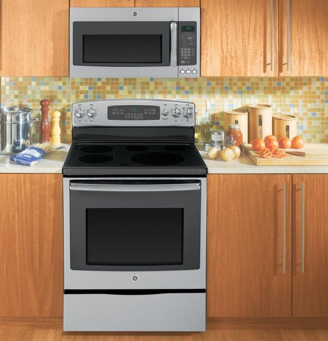 GE JNM7196SFSS 1.9 Cu. Ft. Stainless Steel Over-the-Range Microwave N7