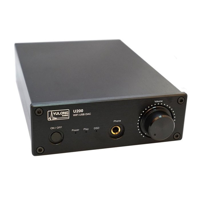 Yulong U200 USB WiFi DSD 32Bit/384KHz DAC Decoder + Headphone Amplifier black