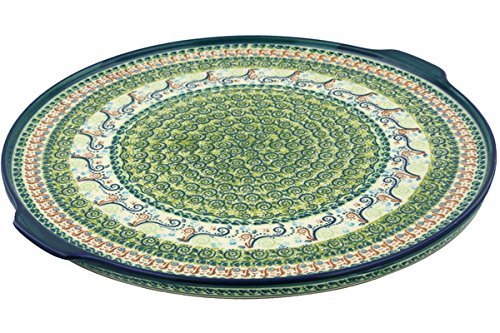 Polish Pottery Pizza Plate 17-inch N5