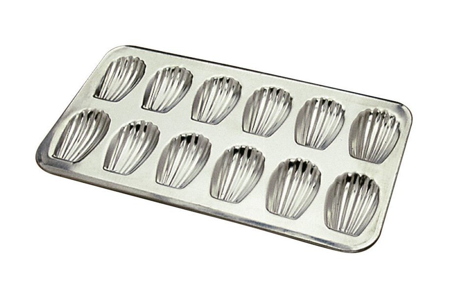 Browne (80164710) 12 Count Heavy Tinned Steel Madeleine Sheet