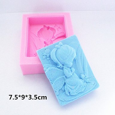 Y&XL&H Baking Molds 3D The Little Girl Soap Mold N3