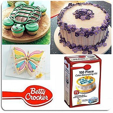 Y&XL&H 100 Pcs Cake Decorating Decoration Kit Icing Set Baking Cupcake N4