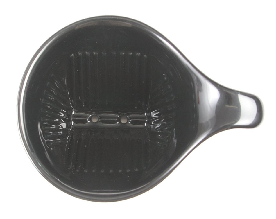 ZERO JAPAN Ceramic Coffee Dripper - Large - Drip Cone Brewer (Black) N5