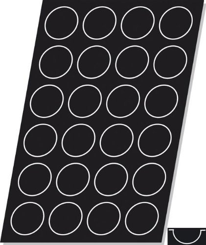 Flexipan Hemisphere 4.22 Oz, 80mm Dia x 40mm Deep (3-1/8" Dia x 1-9/16" Deep), 24 Cavities