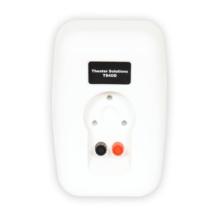 Theater Solutions TS4ODW Indoor or Outdoor Speakers Weatherproof Mountable White 6 Pair Pack N3