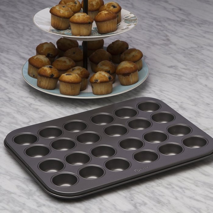 Ecolution Bakeins 12 Cup Muffin and Cupcake Pan &ndash; PFOA, BPA, and PTFE Free Non-Stick Coating &ndash; Heavy Duty Carbon... N13