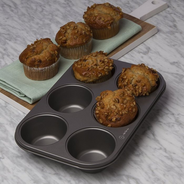 Ecolution Bakeins 12 Cup Muffin and Cupcake Pan &ndash; PFOA, BPA, and PTFE Free Non-Stick Coating &ndash; Heavy Duty Carbon... N14