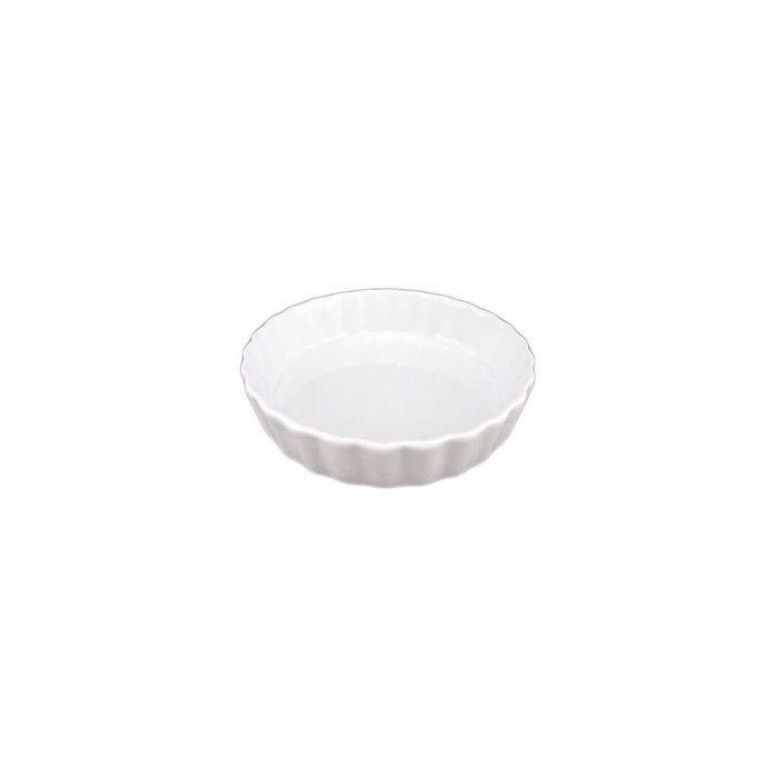 Bia Cordon Bleu Inc 900075 4.75" White Round Porcelain Quiche Dish