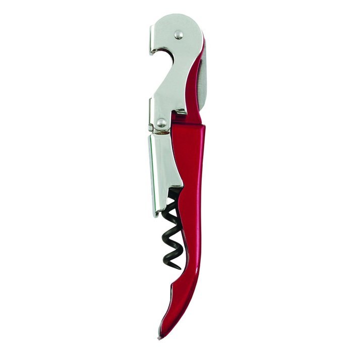 Truetap Black Double Hinged Waiter's Corkscrew by True N25