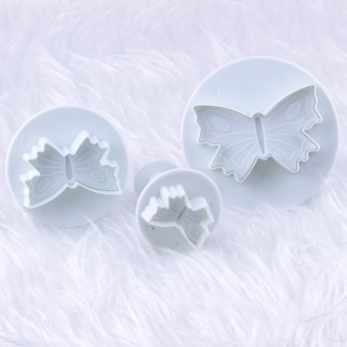 Ostart 3x Big Butterfly Fondant Cake Biscuit Sugarcraft Plunger Cutter Craft Mold Tool