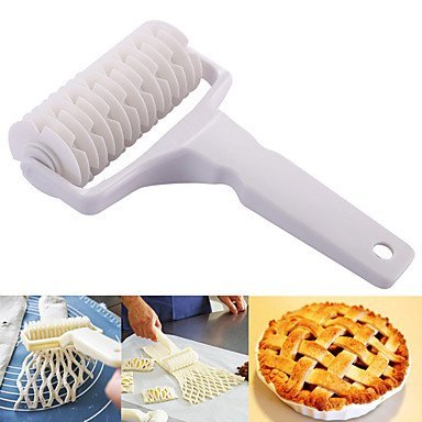 Y&XL&H Special Plastic Bread Cookie Pie Pizza Cake Baking Pastry Crust Mold Tool Lattice Netting Roller Hobbing... N2
